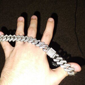 Moissanite Lab Grown Diamond Chain